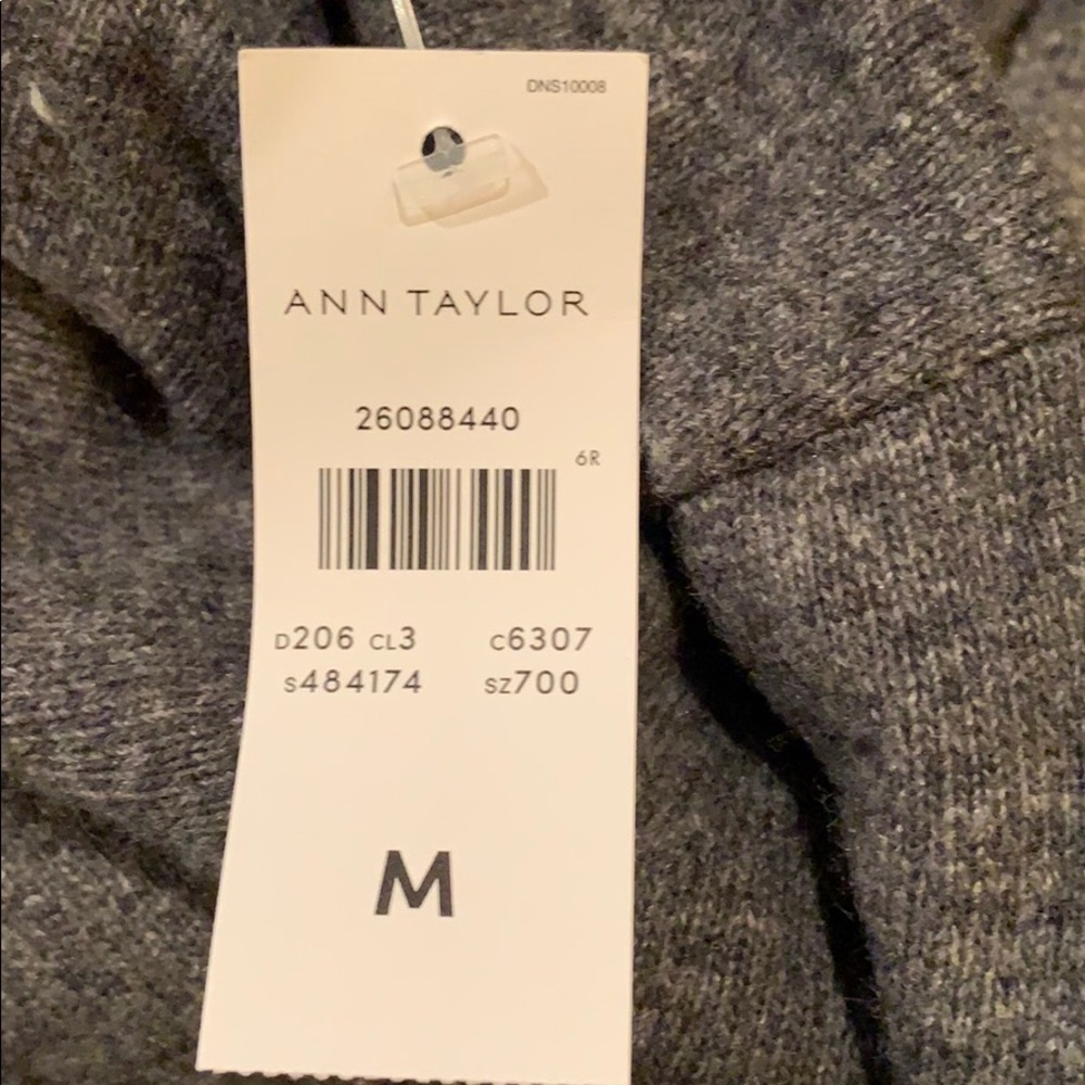 NWT Ann Taylor Luxe turtleneck tunic sweater sz m - Picture 3 of 4